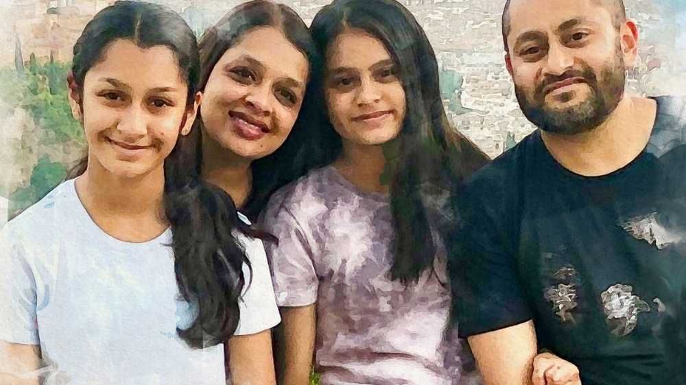 Kothari family on a vacation together - Nya, Namrata, Diva & Dharmesh