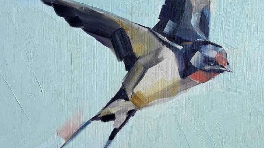 swallow painting 